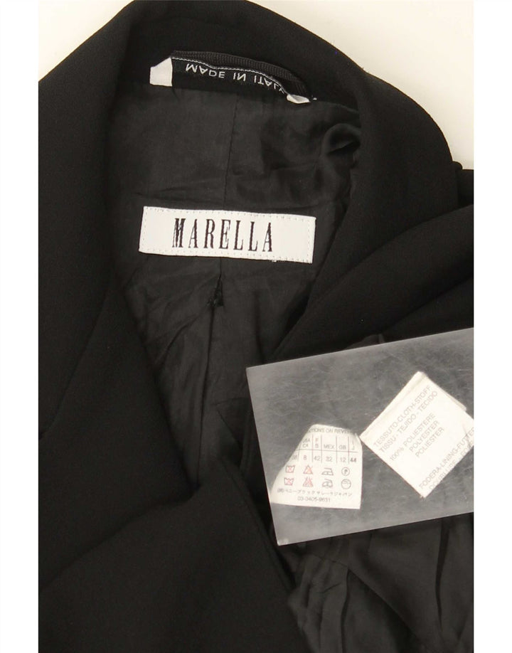 Jaqueta Bolero Feminina Marella UK 12 Poliéster Preto Médio