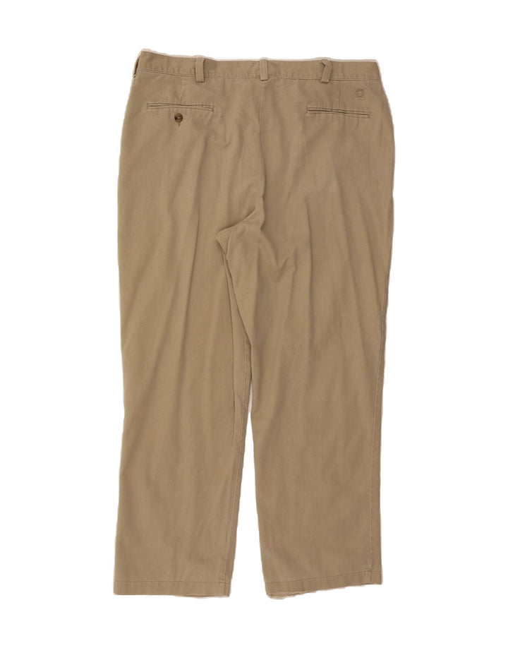 TOMMY HILFIGER Mens Straight Chino Trousers W38 L30 Brown Vintage Tommy Hilfiger and Second-Hand Tommy Hilfiger from Messina Hembry 
