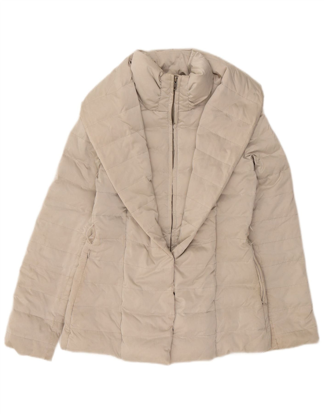 Jaqueta acolchoada feminina Max & Co. UK 12 médio bege