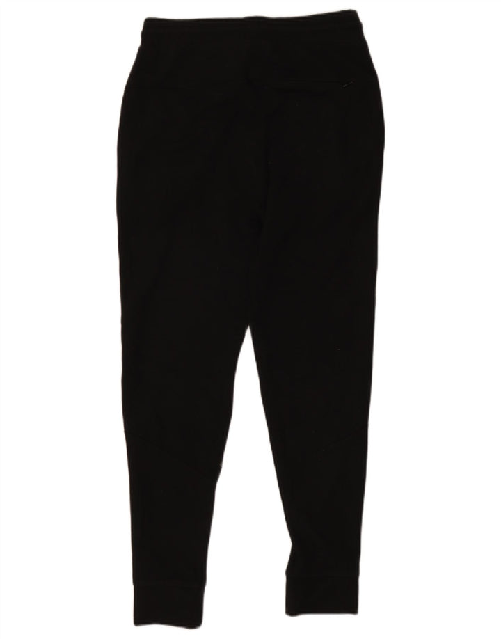 Zara Calça de treino masculina Joggers pequeno poliéster preto