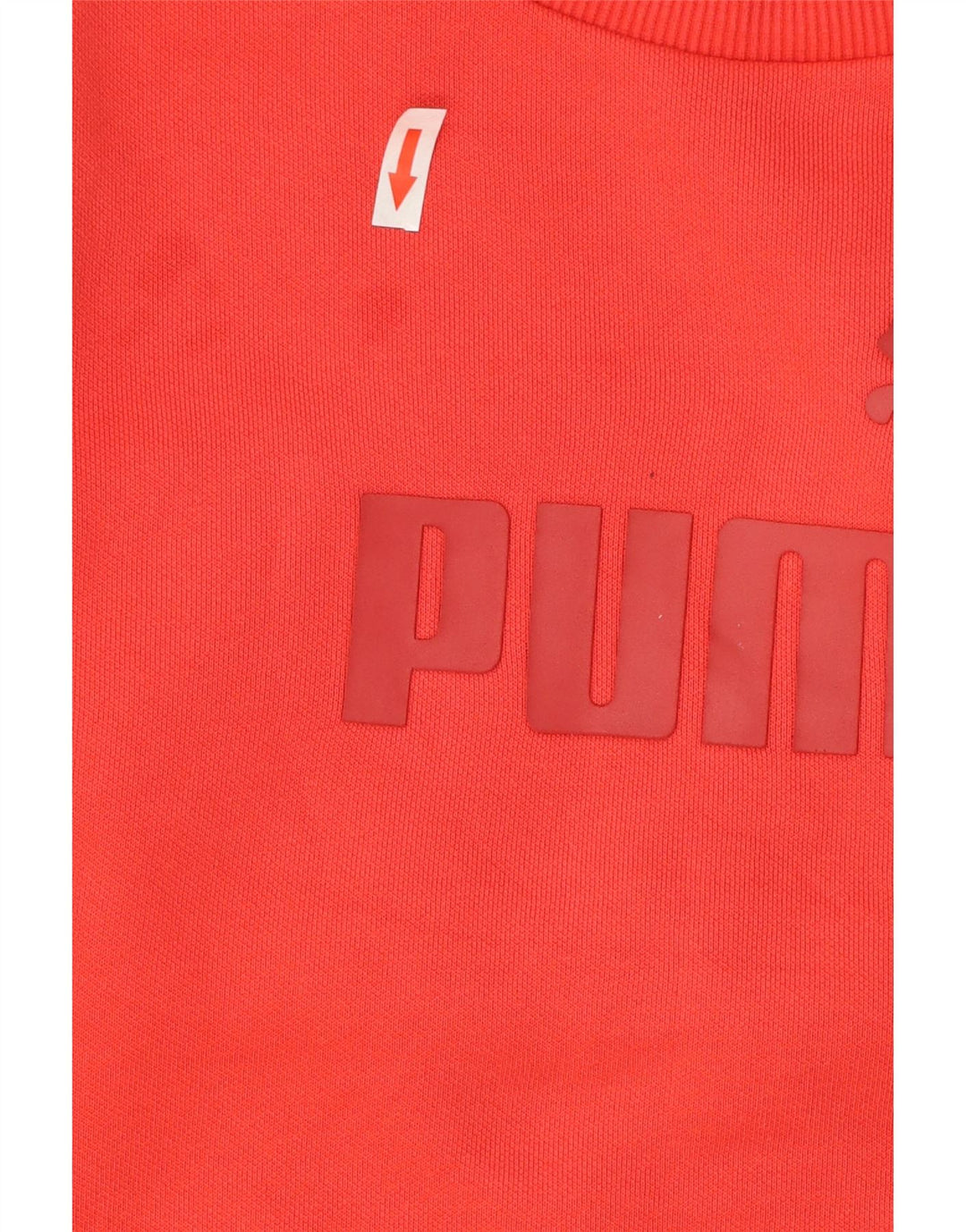 Puma Mens Graphic Moletom Jumper Pequeno Vermelho
