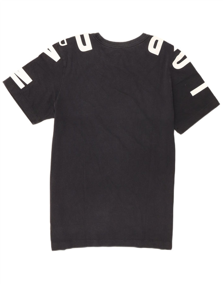 Camiseta Jordan Masculina Graphic Top Médio Algodão Preto