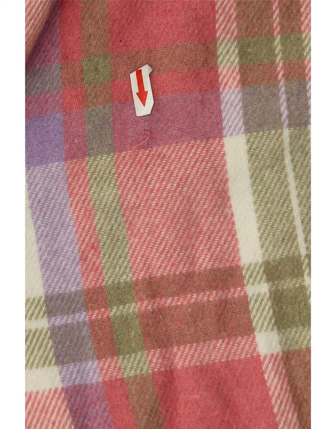 Camisa masculina vintage de flanela grande acrílico xadrez rosa