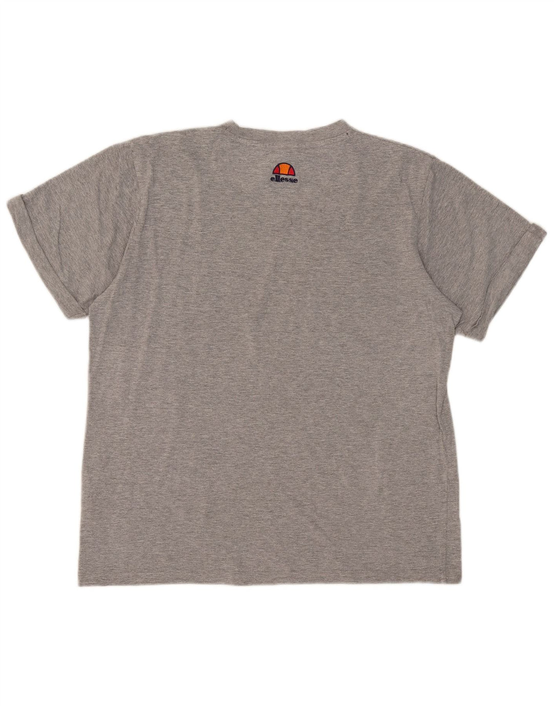 Camiseta feminina Ellesse com estampa grande grande Reino Unido 10 pequena cinza