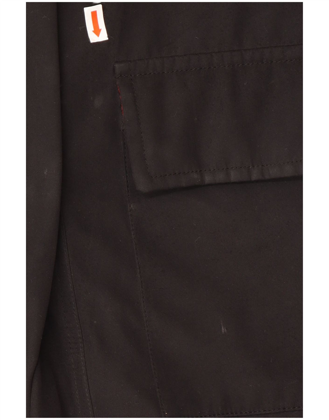 Casaco corta-vento feminino TOMMY HILFIGER UK 16 grande poliéster preto