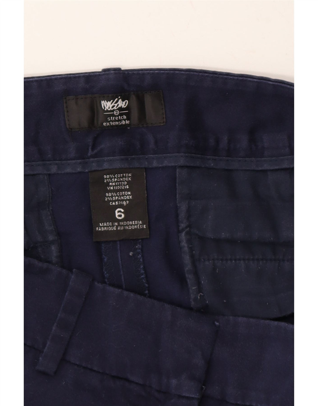 MOSSIMO Womens Chino Shorts US 6 Medium W30  Navy Blue Cotton Vintage Mossimo and Second-Hand Mossimo from Messina Hembry 
