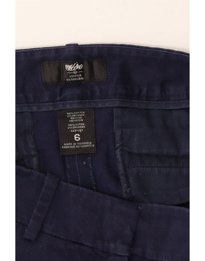 MOSSIMO Womens Chino Shorts US 6 Medium W30  Navy Blue Cotton Vintage Mossimo and Second-Hand Mossimo from Messina Hembry 