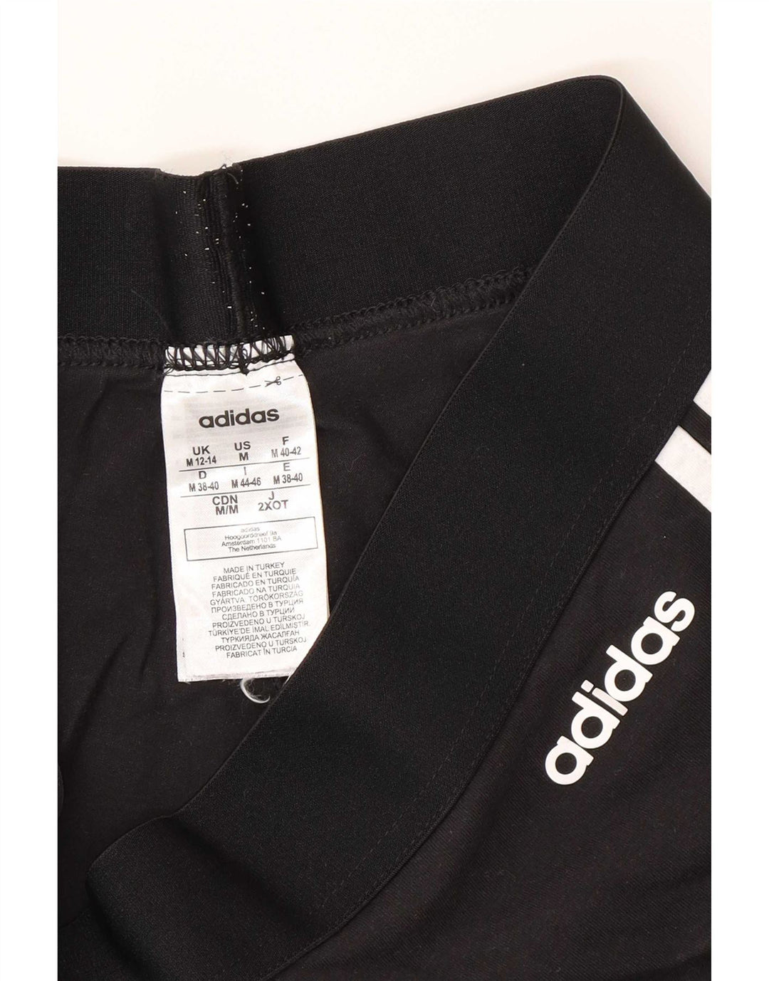 Leggings Adidas Femininas UK 12/14 Médio Algodão Preto