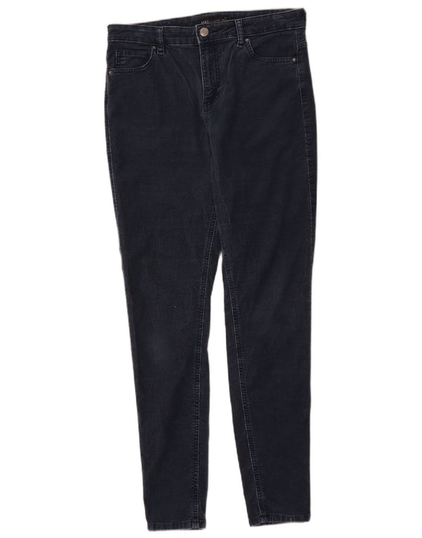 Jeans skinny feminino Marks & Spencer Reino Unido 14 grande W30 L29 algodão azul marinho