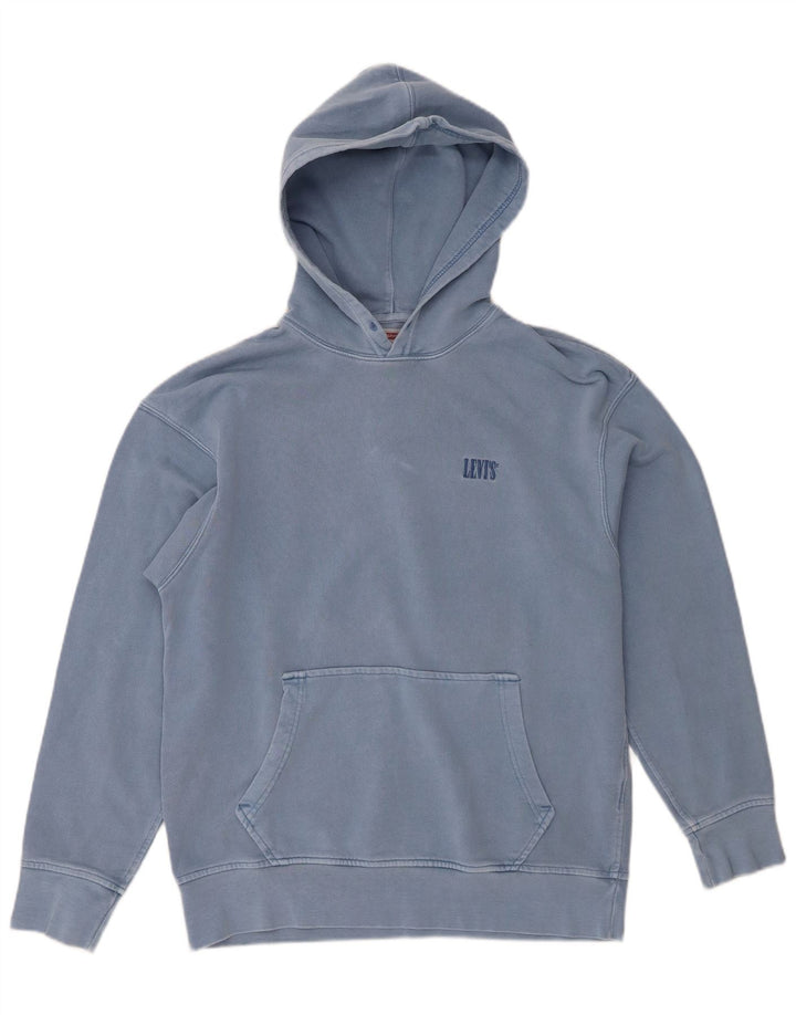 Moletom com capuz masculino Levi's Relaxed Fit azul médio