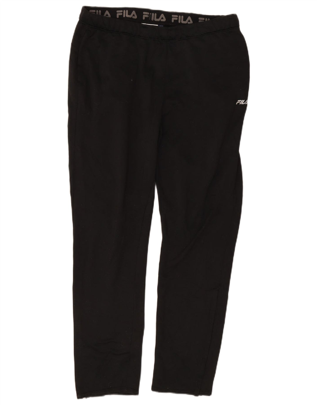 Calça de treino masculina Fila grande poliéster preto