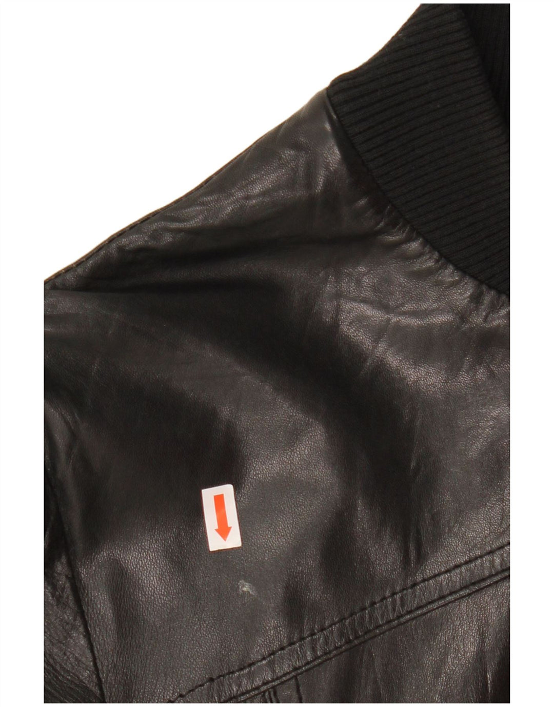 Jaqueta de couro bomber feminina CINTI IT 46 grande couro preto