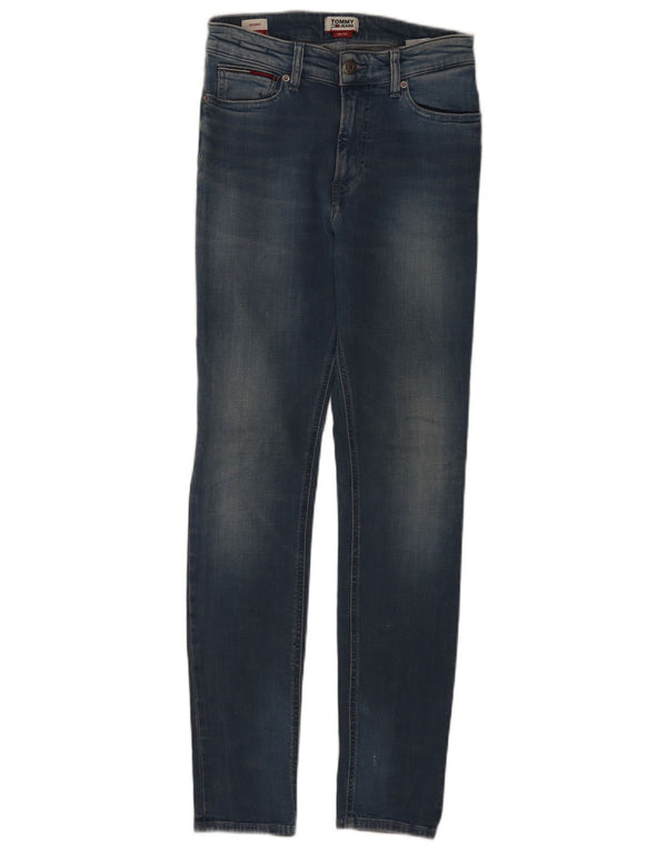 Tommy Hilfiger Mulher Simon Skinny Jeans W28 L32 Azul Algodão