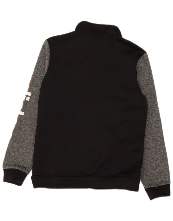 Adidas Meninos Graphic Tracksuit Top Jacket 11-12 Anos Cinza Colorblock