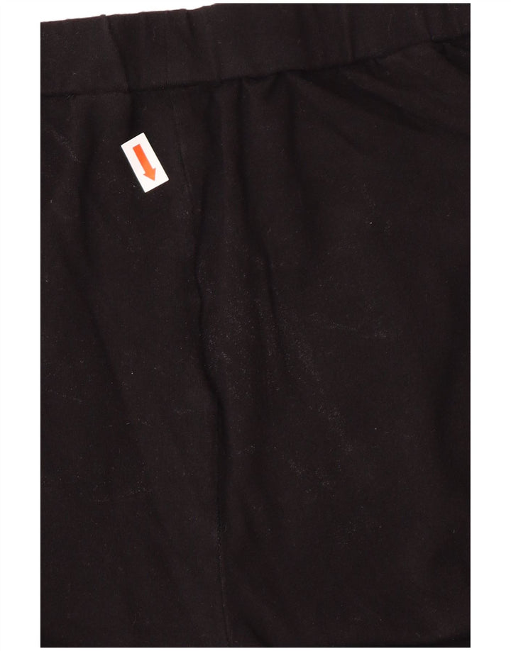 Leggings estampadas femininas ELLESSE UK 12 algodão preto médio