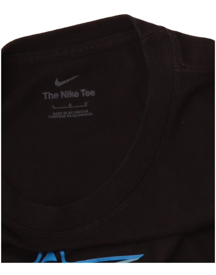 Camiseta gráfica masculina NIKE preta grande