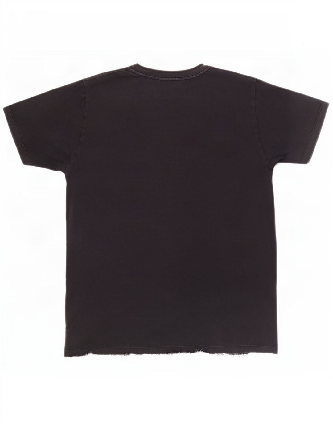 Camiseta masculina Replay com estampa gráfica grande de algodão preto