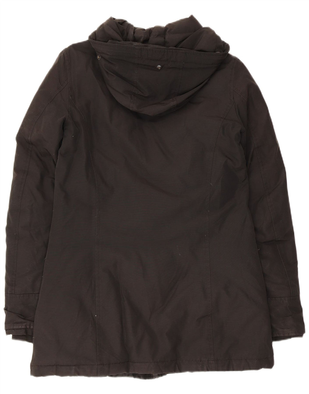 Casaco acolchoado com capuz feminino Woolrich UK 6 XS preto