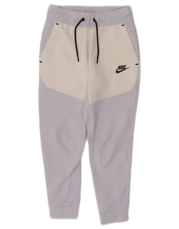 Calça de treino Nike Boys Joggers 8-9 anos pequeno azul colorblock