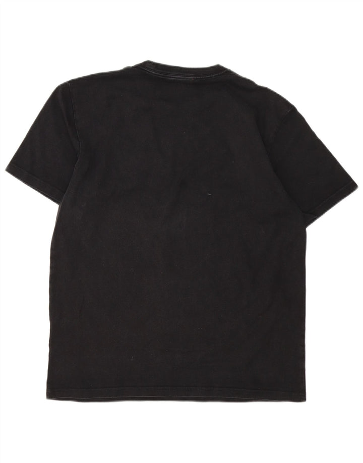 Camiseta gráfica masculina Carhartt Top médio algodão preto