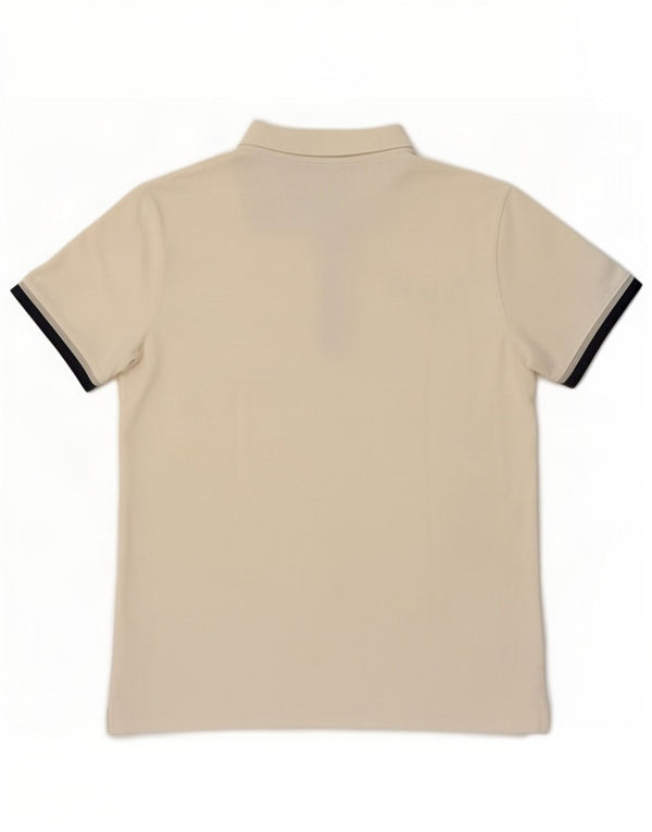 Camisa polo masculina Guess Slim Fit XL de algodão branco