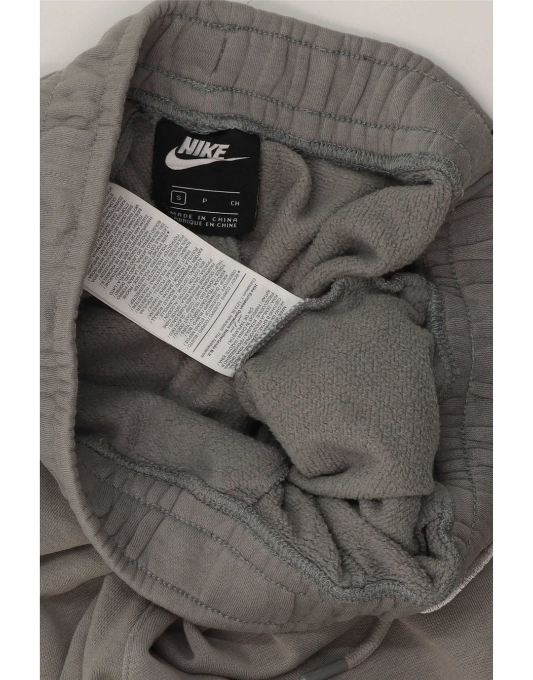 Nike Mens Graphic Calças de treino Joggers Pequeno Algodão Cinza