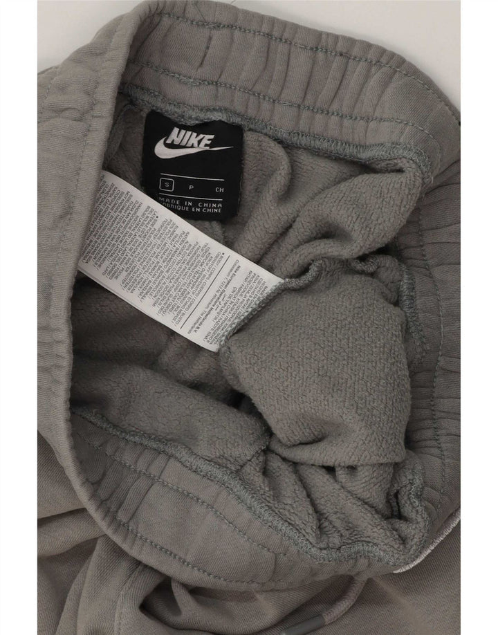 Nike Mens Graphic Calças de treino Joggers Pequeno Algodão Cinza