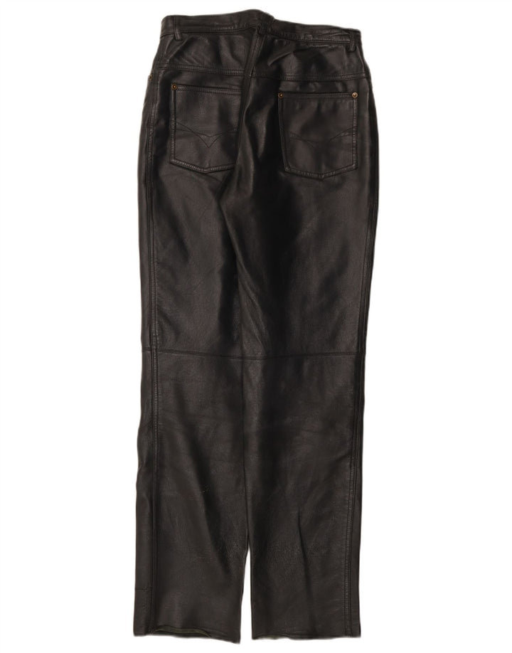 Calça feminina Canda reta UE 36 pequena W26 L30 azul marinho