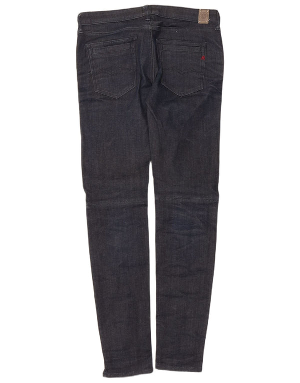 Replay Mens Alanies Skinny Jeans W31 L32 Azul Marinho Algodão