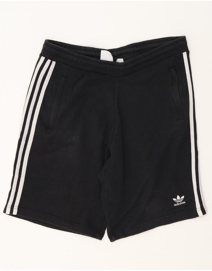Shorts esportivos masculinos ADIDAS grande algodão preto