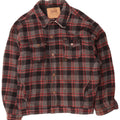Jaqueta bomber masculina Wrangler UK 42 XL cinza xadrez lã
