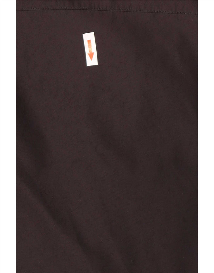 Casaco acolchoado masculino Adidas UK 38/40 poliéster preto médio