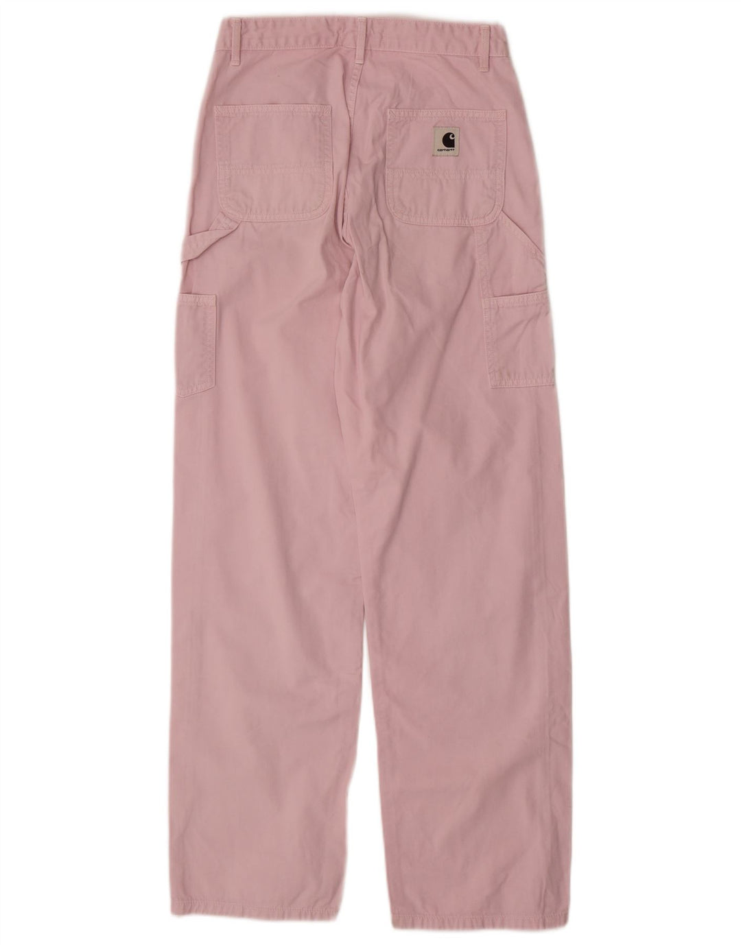 Calça cargo feminina CARHARTT reta W25 L29 algodão rosa
