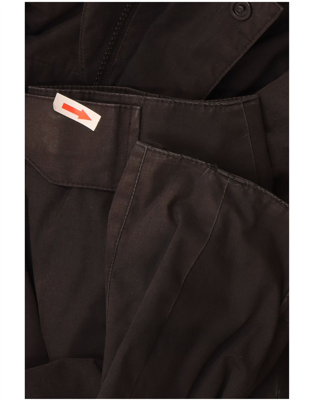 Jaqueta corta-vento masculina Jack Wolfskin com capuz Reino Unido 40/42 grande poliéster preto