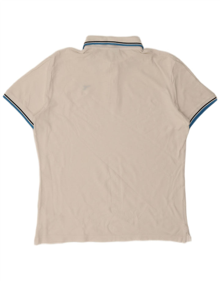 Camisa polo masculina DIADORA XL algodão branco