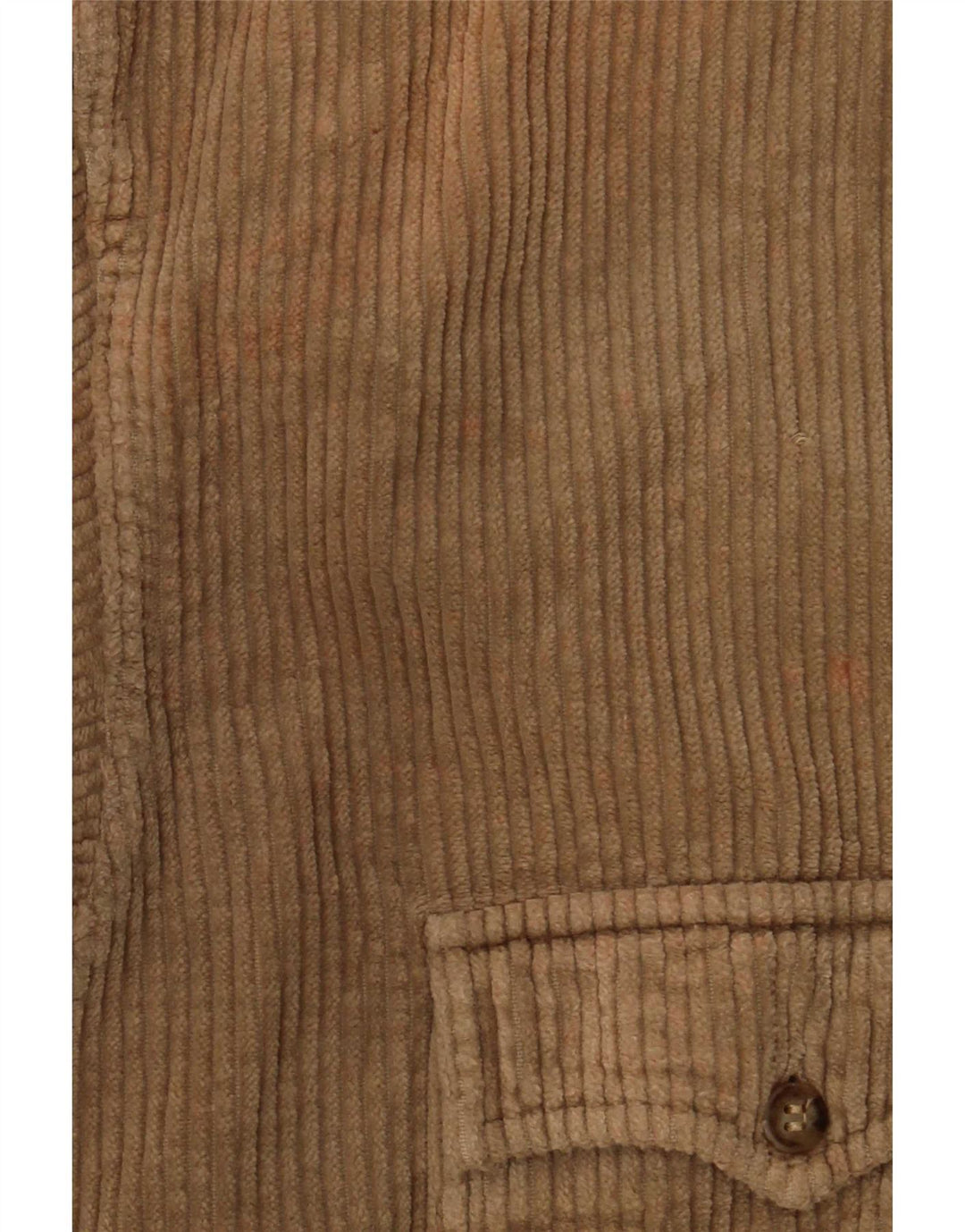 Camisa masculina de veludo cotelê Levi's médio bege algodão