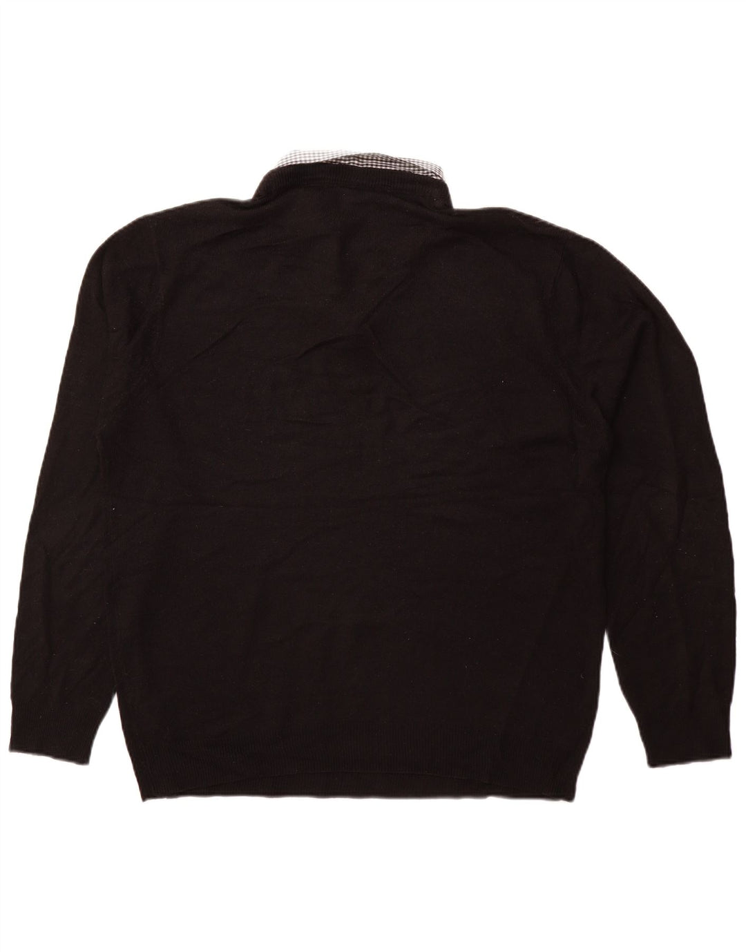 PIERRE CARDIN Suéter masculino com decote em V 2XL acrílico preto