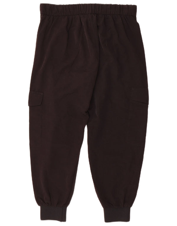 Calça jogger feminina ZARA grande W3 preta poliéster