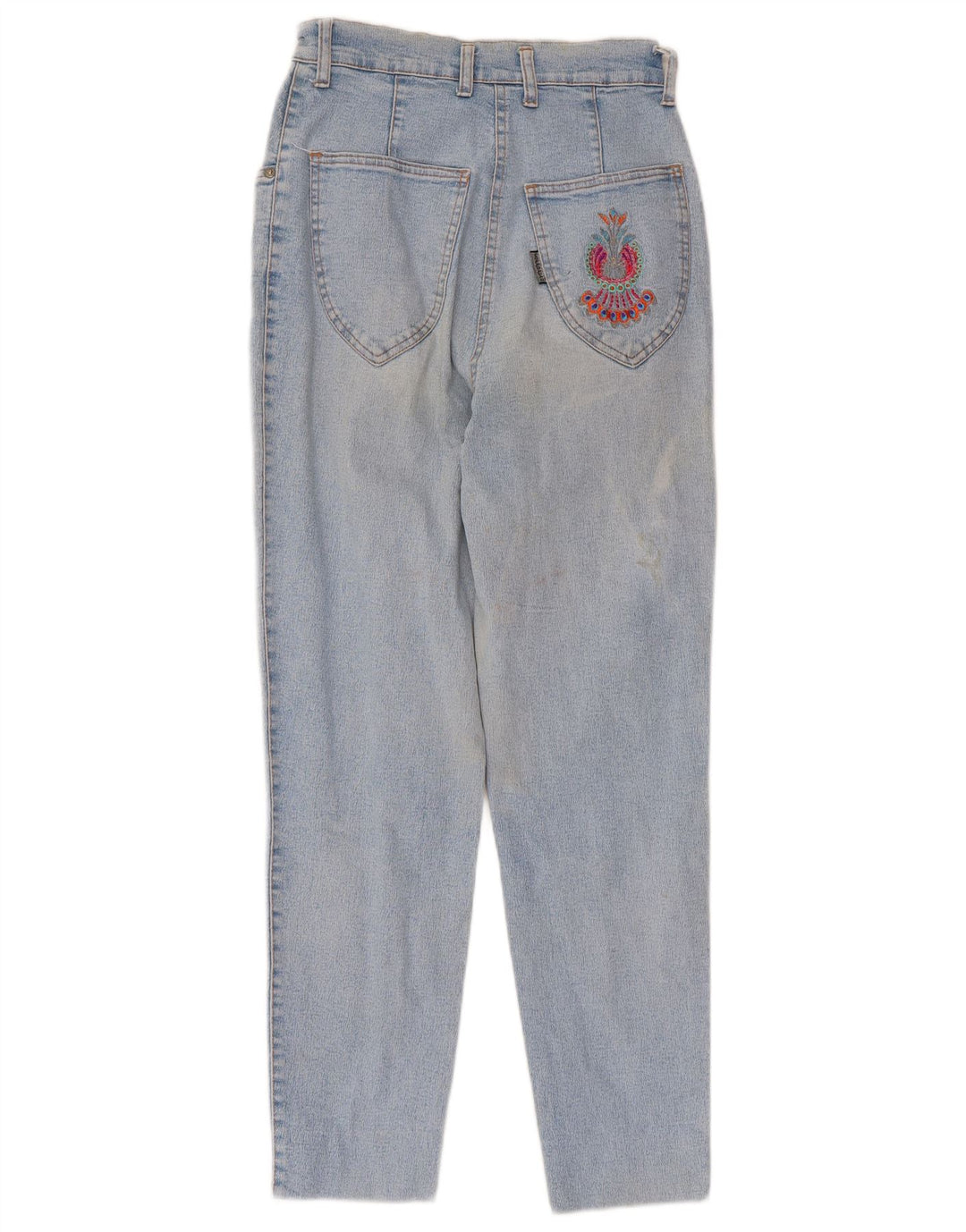 Jeans feminino CAPPOPERA cintura alta cônico IT 44 médio W26 L26 algodão azul