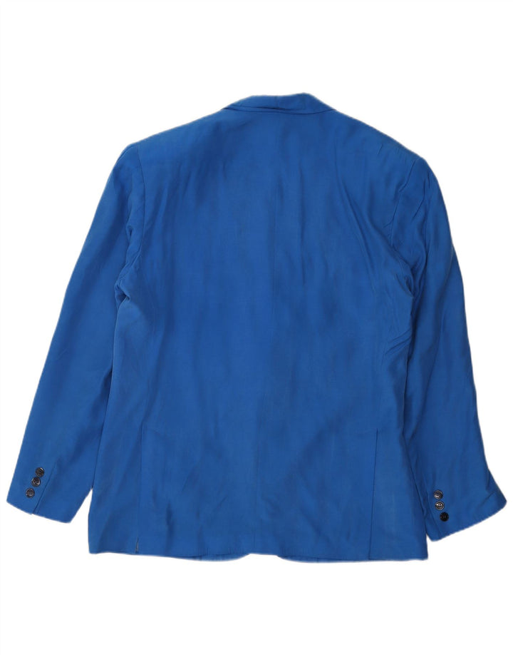 Jaqueta Blazer Masculina Vintage com 3 Botões IT 48 Azul Médio