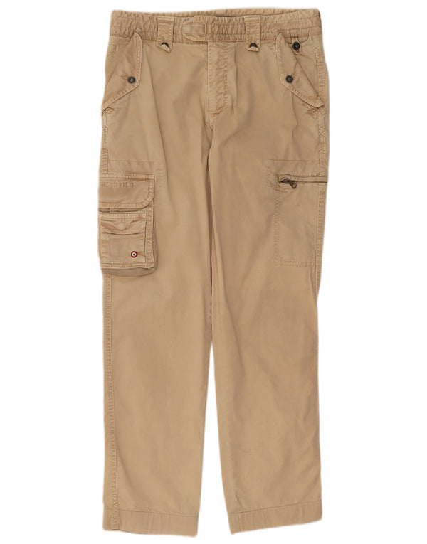 Aeronautica Militare Mens Cargo Calças IT 48 Médio W32 L32 Bege