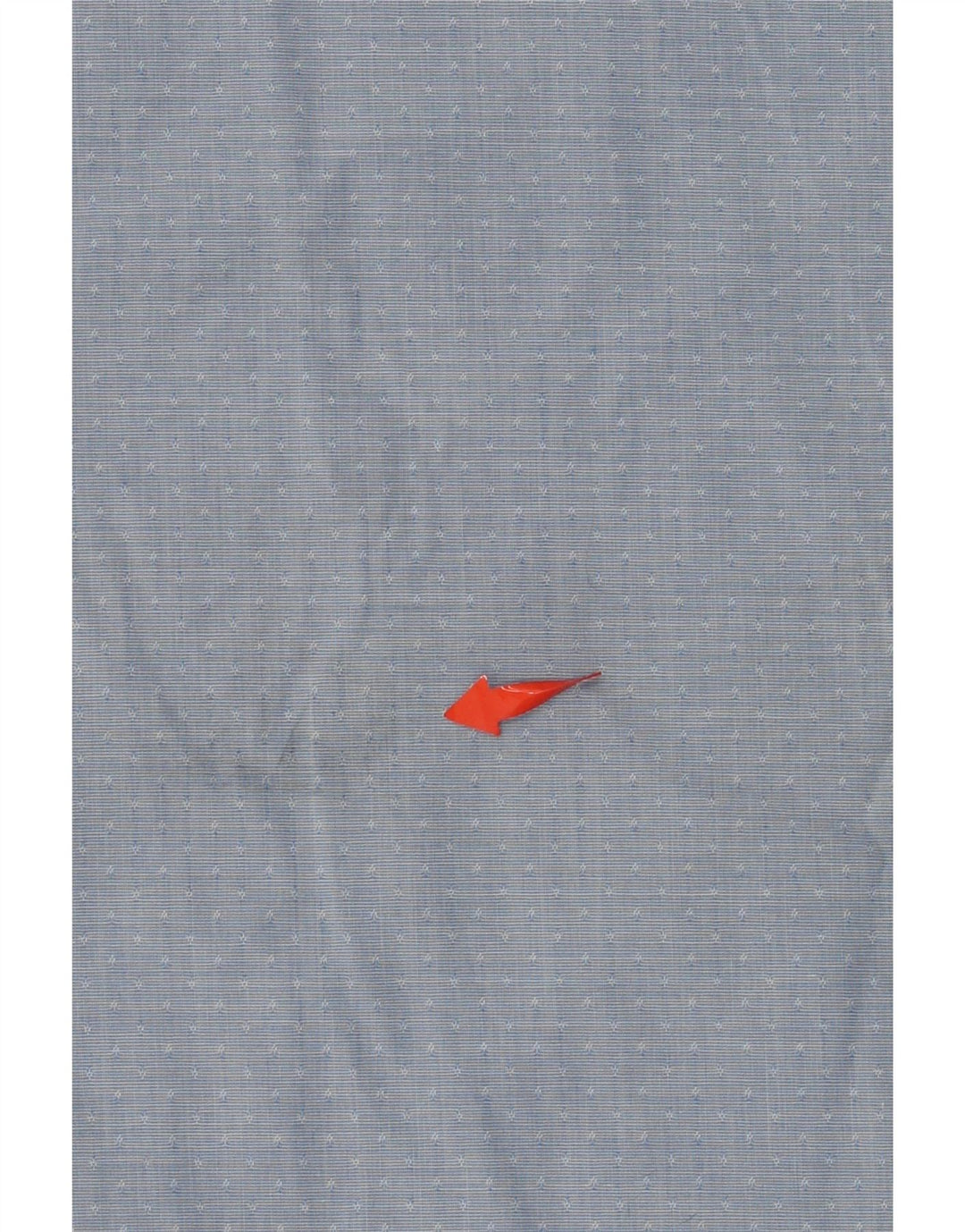 Camisa masculina CALVIN KLEIN Slim Fit tamanho 18 2XL algodão manchado azul