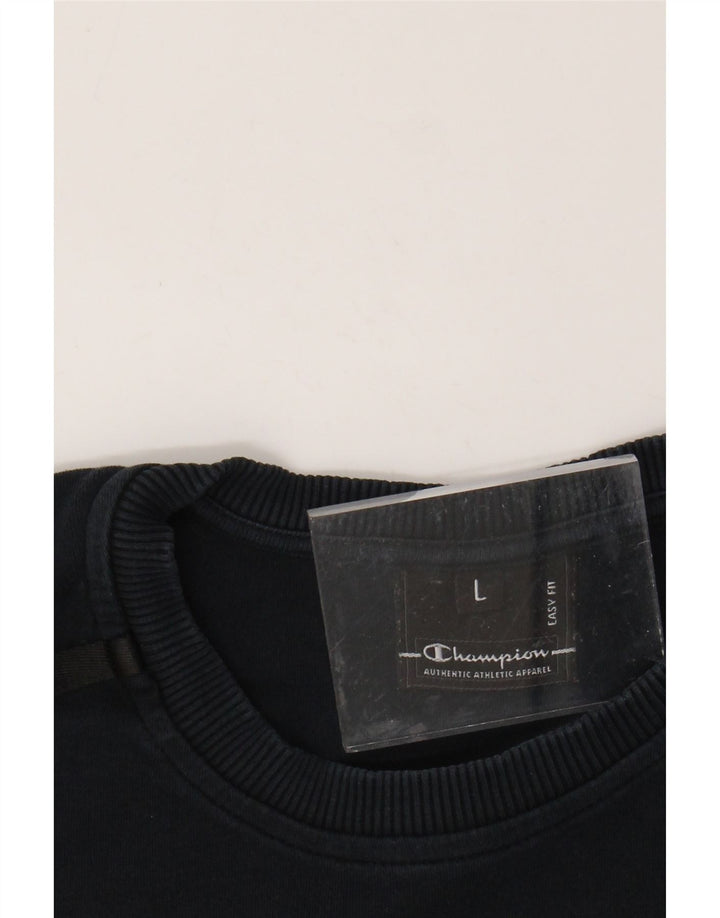 Camiseta feminina CHAMPION Easy Fit UK 14 grande azul marinho