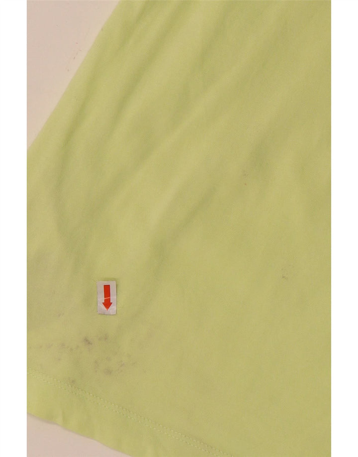 Camiseta Nike masculina gráfica Top médio algodão verde