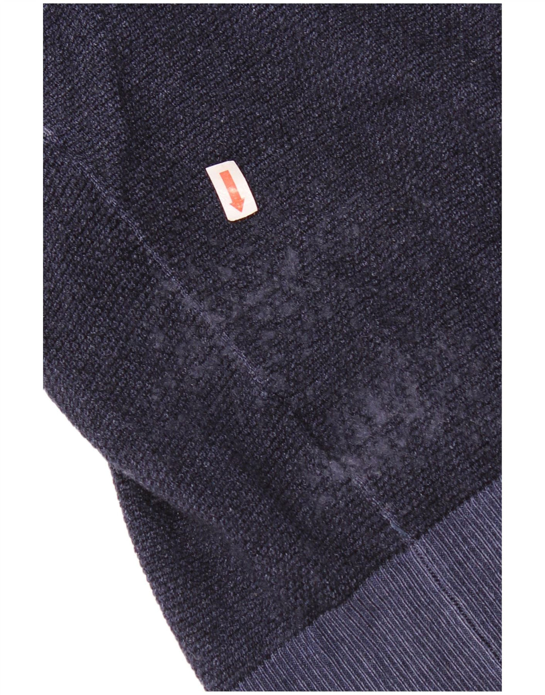 Suéter cardigã feminino Sun68 Reino Unido 20 2XL lã azul marinho