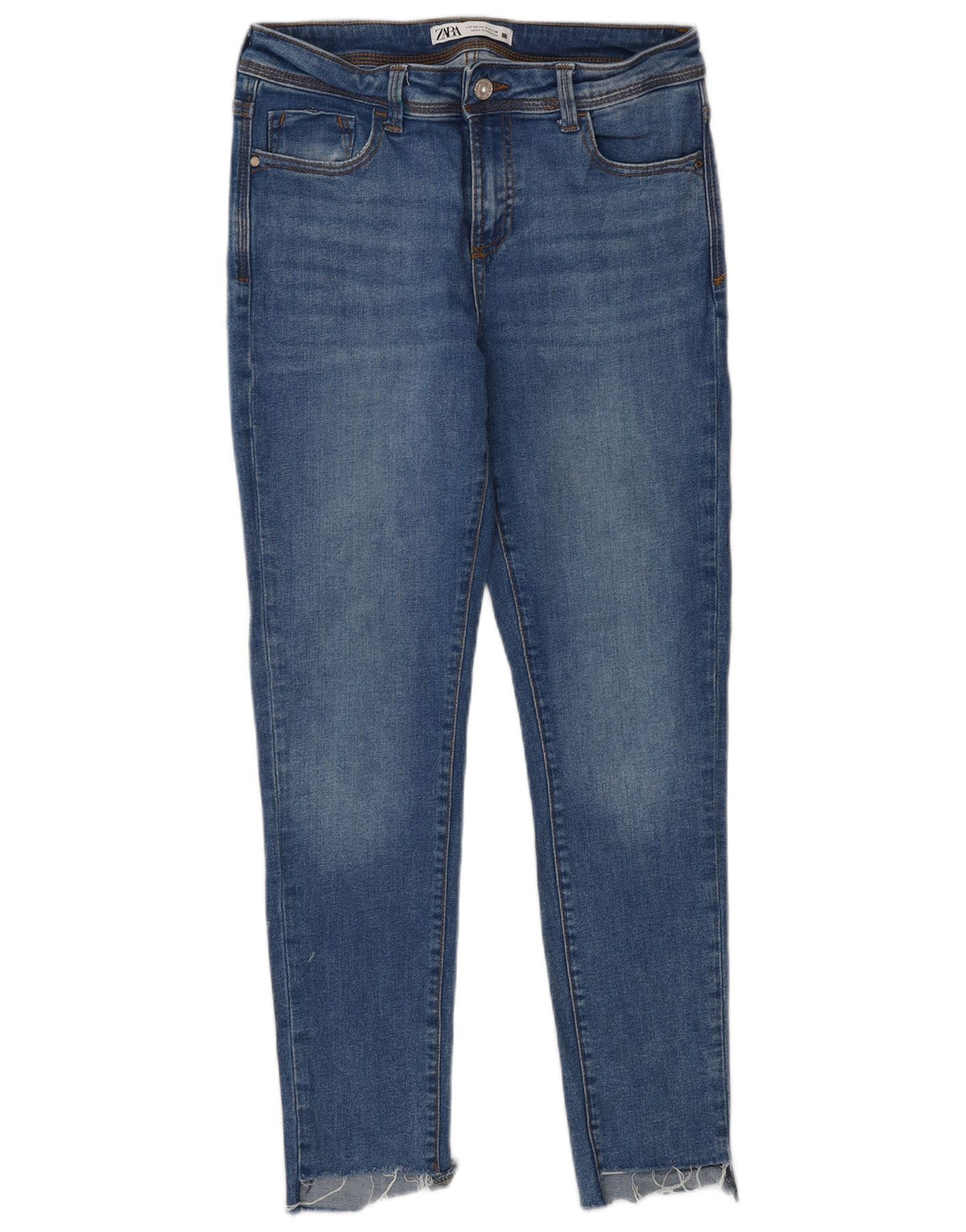 Zara Jeans Skinny Feminino EU 40 Médio W30 L28 Azul