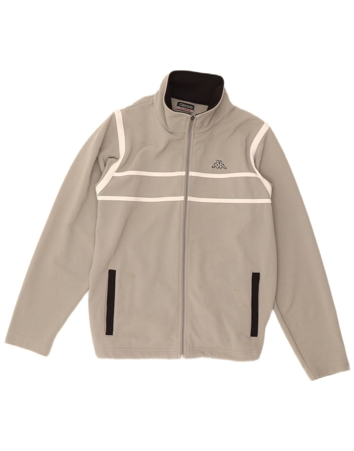 KAPPA Mens Treino Top Jacket XL Cinza Poliéster