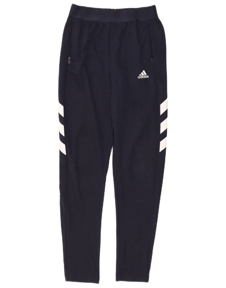 Leggings Adidas Menino 13-14 Anos Azul Marinho Poliéster