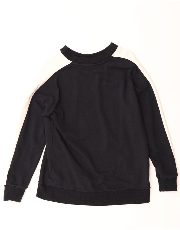Moletom masculino PUMA Jumper XS preto colorblock algodão