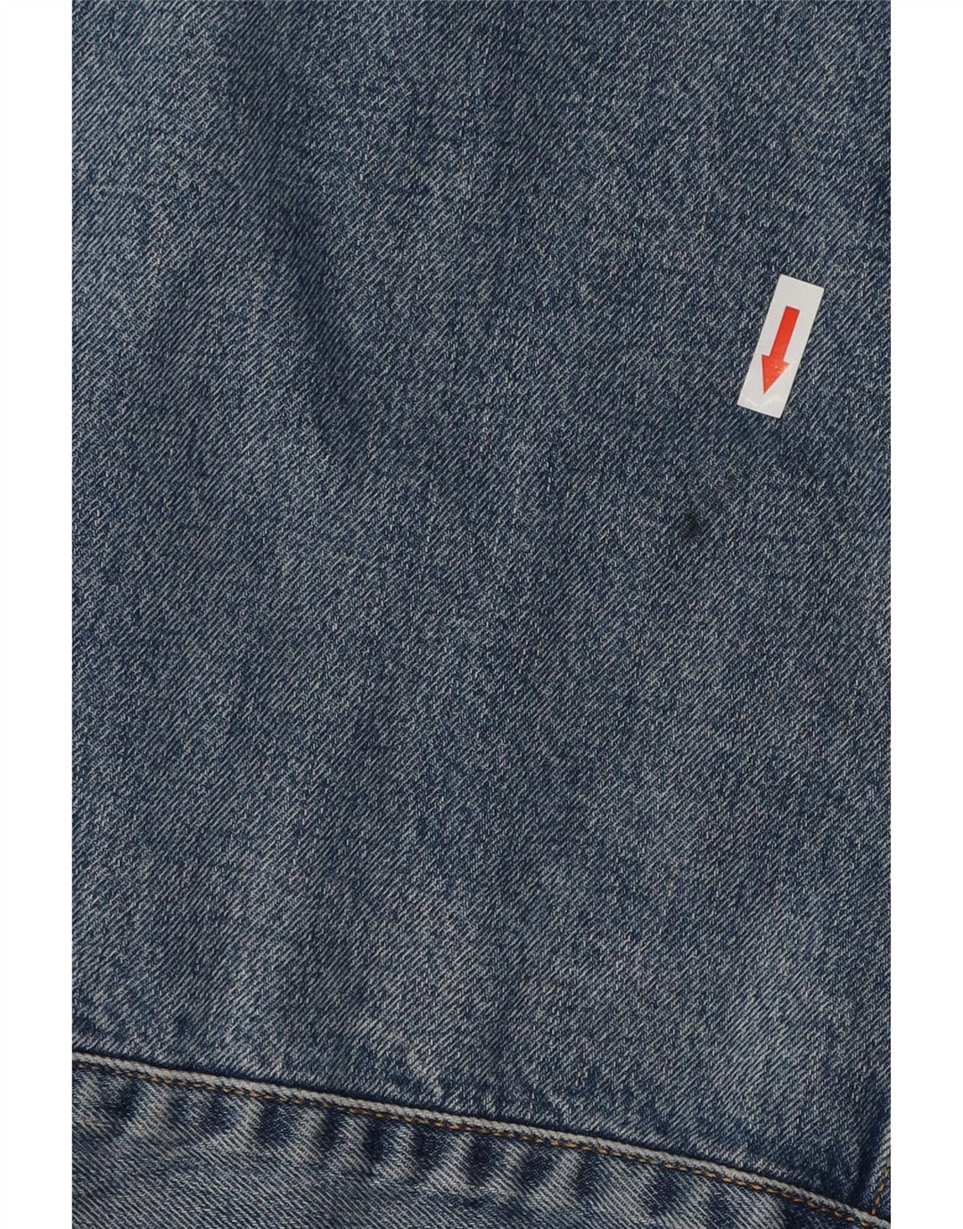 Jaqueta jeans masculina Levi's UK 42 XL azul algodão